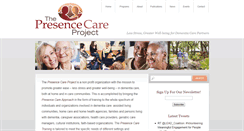 Desktop Screenshot of presencecareproject.com